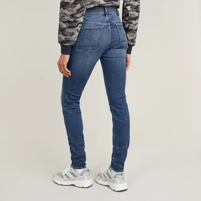 G-star Raw - Jeans - Zwarte denim - 3301 Skinny Wmn - D05175-A634-C239