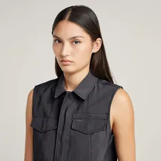 G-Star Raw - Jumpsuit - Petrol - Summer Playsuit s\l wmn - D26009-D522