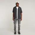 G-star Raw - Overhemd korte mouw - Zwart - One Pkt Regular Shirt s\s - D26183-D917