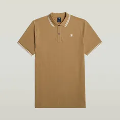 G-Star Raw - Polo - Beige - Dunda slim stripe polo s\s - D17127-5864