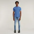 G-Star Raw - Polo - Blauw - Dunda slim stripe polo s\s - D17127-5864