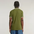 G-star Raw - Polo - Groen - Dunda slim stripe polo s\s - D17127-5864