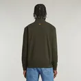 G-Star Raw - Schipperstrui - Grijs - Nifous half zip sw - D26305-D566