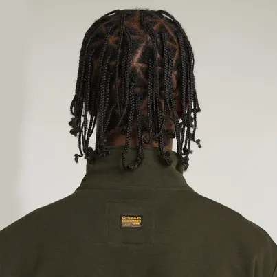 G-Star Raw - Schipperstrui - Grijs - Nifous half zip sw - D26305-D566
