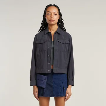 G-Star Raw - Spijkerjas - Petrol - Officer Jacket 3.0 wmn - D26003-D522