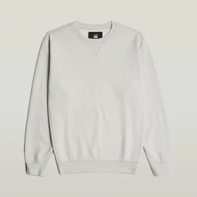 G-Star Raw - Sweater lange mouw - Lichtgroen - Premium core r sw l\s - D16917-C235