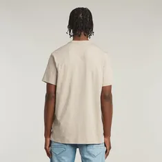 G-star Raw - T-shirt korte mouw - Beige - Nifous r t - D24449-B255