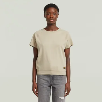G-Star Raw - T-shirt korte mouw - Beige - Raglan r t wmn - D24512-C812