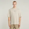 G-Star Raw - T-shirt korte mouw - Ecru - Checquard tweeter 1\2 sl - D26032-D965