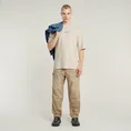G-Star Raw - T-shirt korte mouw - Ecru - Checquard tweeter 1\2 sl - D26032-D965