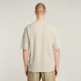 G-Star Raw - T-shirt korte mouw - Ecru - Checquard tweeter 1\2 sl - D26032-D965