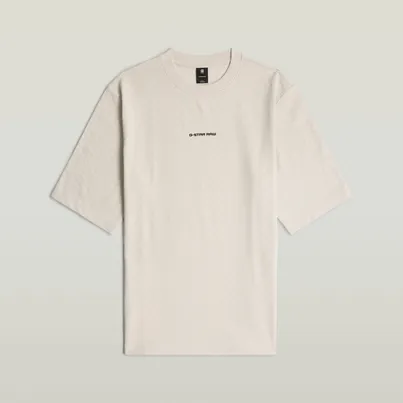 G-Star Raw - T-shirt korte mouw - Ecru - Checquard tweeter 1\2 sl - D26032-D965