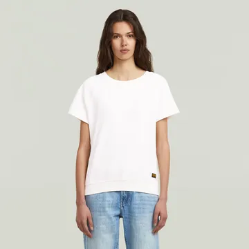 G-star Raw - T-shirt korte mouw - Ecru - Raglan r t wmn - D24512-C812
