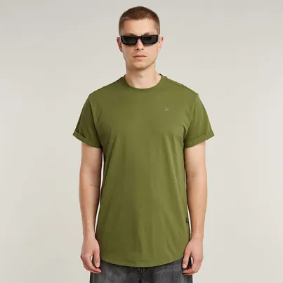 G-star Raw - T-shirt korte mouw - Groen - Lash - D16396-B353
