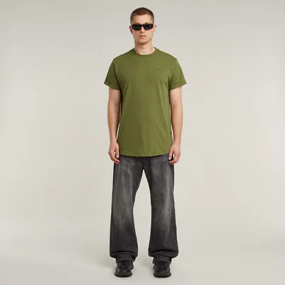 G-star Raw - T-shirt korte mouw - Groen - Lash - D16396-B353