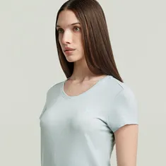 G-star Raw - T-shirt korte mouw - Lichtblauw - Eyben slim v t 2.0 wmn - D24533-4107