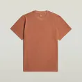 G-star Raw - T-shirt korte mouw - Steenrood - Overdyed center chest loose r - D27760-C756