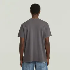 G-Star Raw - T-shirt korte mouw - Zwart - Overdyed center chest loose r - D27760-C756