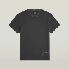 G-Star Raw - T-shirt korte mouw - Zwart - Shipping gr overdyed r t - D26050-C756