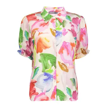 Geisha - Blouse lange mouw - Ecru - Blouse - 53469-20