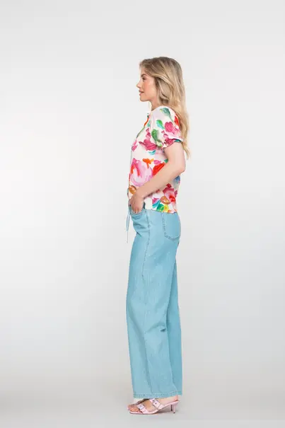 Geisha - Blouse lange mouw - Ecru - Blouse - 53469-20