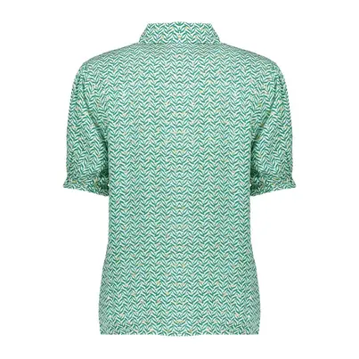 Geisha - Blouse lange mouw - Groen - Blouse - 53455-20
