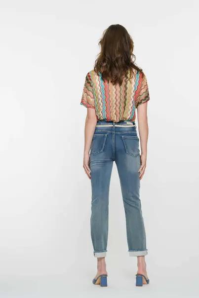 Geisha - Jeans - Lichte Denim - Jeans turn-up - 51004-10