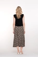 Geisha - Jurk - Zwart - Skirt leopard - 56335-41