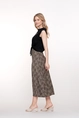 Geisha - Jurk - Zwart - Skirt leopard - 56335-41