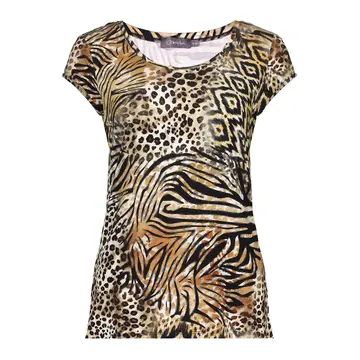 Geisha - T-shirt korte mouw - Dierenprint - T-shirt round neck jersey AOP - 52446-60 Kate
