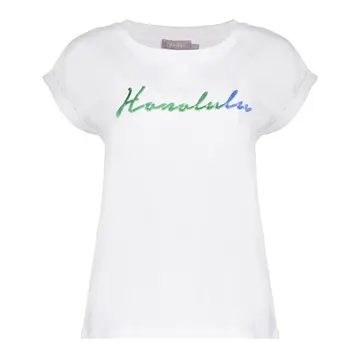 Geisha - T-shirt korte mouw - Ecru - T-shirt honolulu - 52397-41