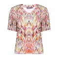 Geisha - T-shirt korte mouw - Rood - T-shirt v-neck jersey AOP - 52445-60 Jazz