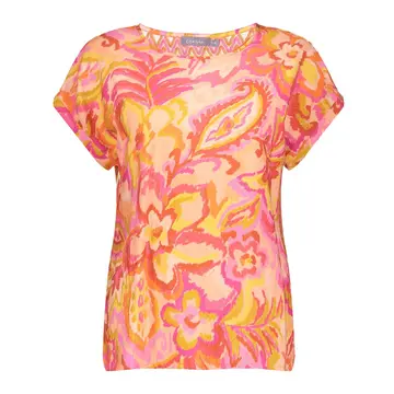 Geisha - T-shirt korte mouw - Roze - Top 53215-20