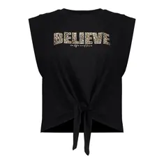Geisha - T-shirt korte mouw - Zwart - T-shirt believe animal - 52411-41