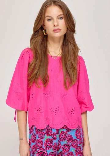 Harper&Yve - Blouse lange mouw - Roze - Levy-Ls - Ss25P609
