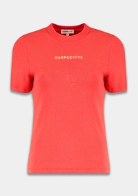 Harper&YVE - Cammy-Ss - T-shirt korte mouw - Rood - Ss25P403