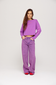 Harper&YVE - Embrace-Ls - Trui met ronde hals - Paars
