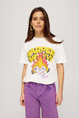 Harper&Yve - T-shirt korte mouw - Ecru - Rollthedice-Ss