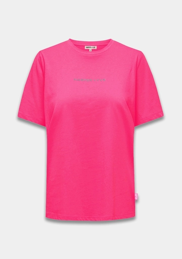Harper&Yve - T-shirt korte mouw - Roze - Rhinestone-Ss - Ss25Y301