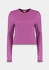 Harper&Yve - T-shirt lange mouw - Paars - Fenn-Ls - Ss25P605