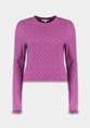 Harper&Yve - T-shirt lange mouw - Paars - Fenn-Ls - Ss25P605