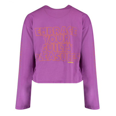 Harper&Yve - Trui met ronde hals - Paars - Embrace-Ls