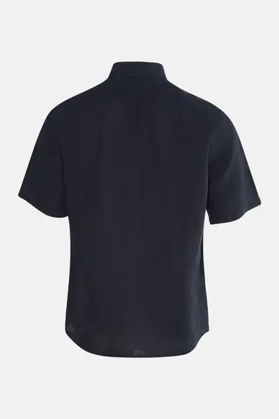 Hugo Boss - Overhemd korte mouw - Donkerblauw - Rash_2_M - 50537382