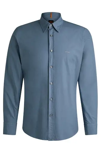 Hugo Boss - Overhemd lange mouw - Blauw - Relegant_6_M