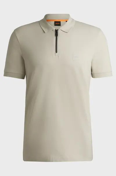 Hugo Boss - Polo - Beige - Passerzip - 50537507