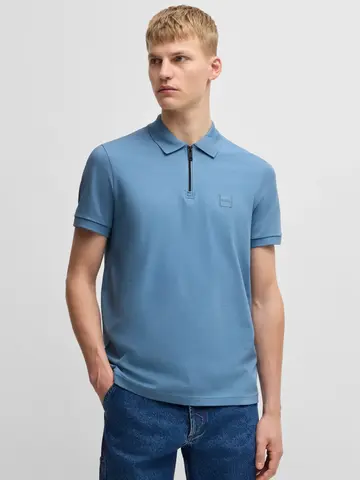 Hugo Boss - Polo - Blauw - Passerzip - 50537507