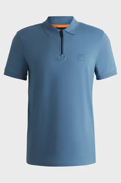 Hugo Boss - Polo - Blauw - Passerzip - 50537507