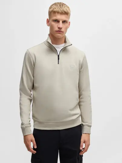 Hugo Boss - Polo sweater lange mouw - Beige - Zetrust
