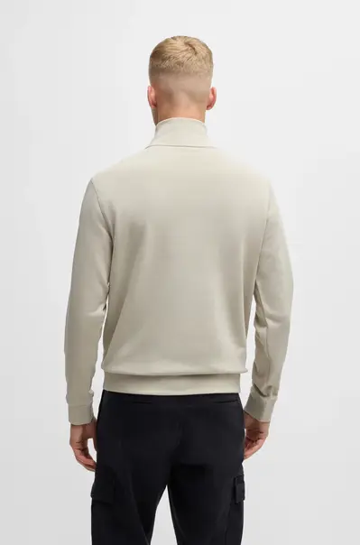 Hugo Boss - Polo sweater lange mouw - Beige - Zetrust