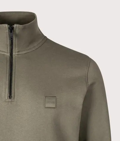Hugo Boss - Polo sweater lange mouw - Donkergroen - Zetrust - 50468926